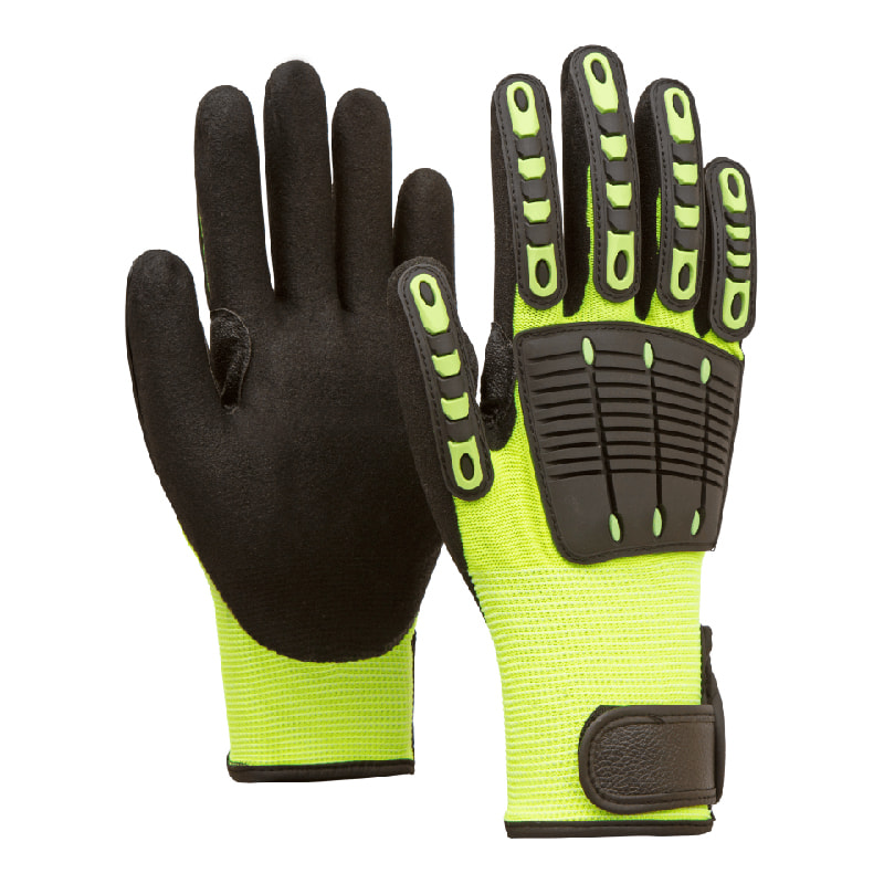 Guantes de rendimiento antivibración HPPE calibre 13