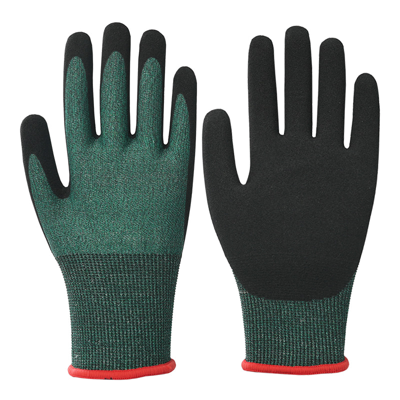 Guantes de jardinería de nitrilo calibre 18 nivel 3